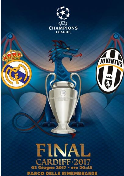 Real Madrid vs Juventus con maxi-schermo e salsicciata! - 3 Giugno -  dalle ore 20:45 - Parco Delle Rimebranze